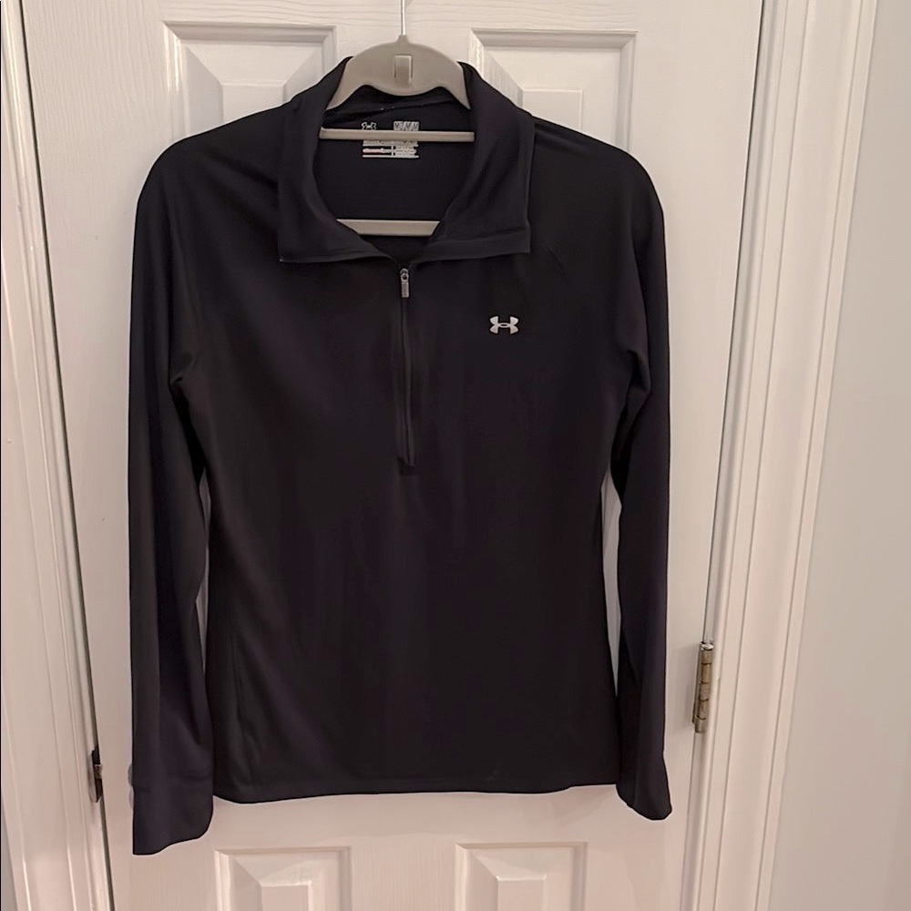 Under Armour All Season Gear Quarter-Zip Pullover, Black, M